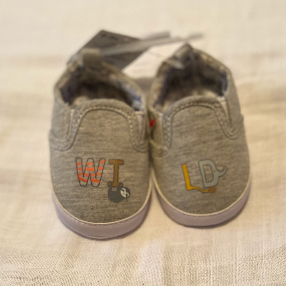 Baby grey shoes 0-3 months